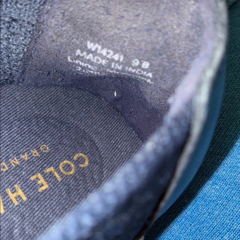 Cole Haan Navy Knit Espadrille Shoes